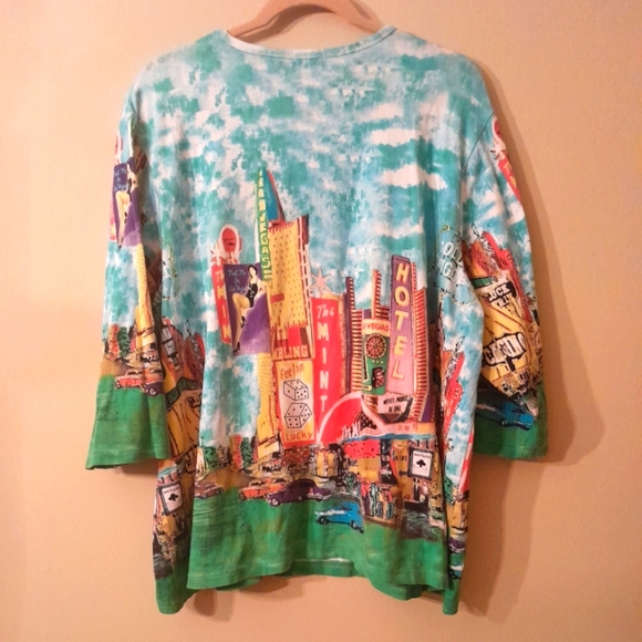 French Postcards women’s Las Vegas pullover Top Shirt - Picture 4 of 4